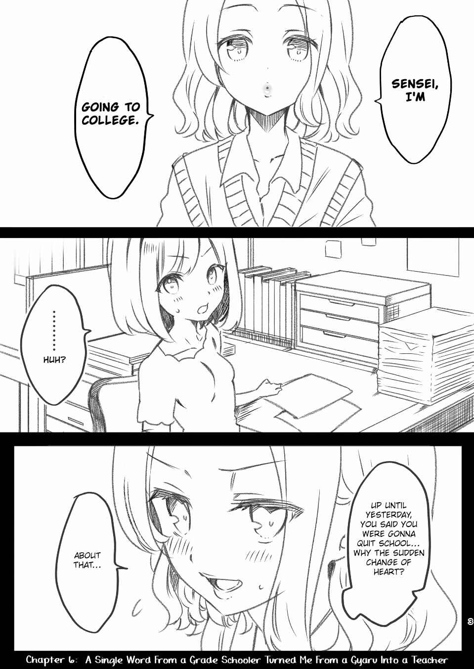 Page 1 Chapter 6 Jimi na JK ga Bishoujo ni ○○sareru Hanashi