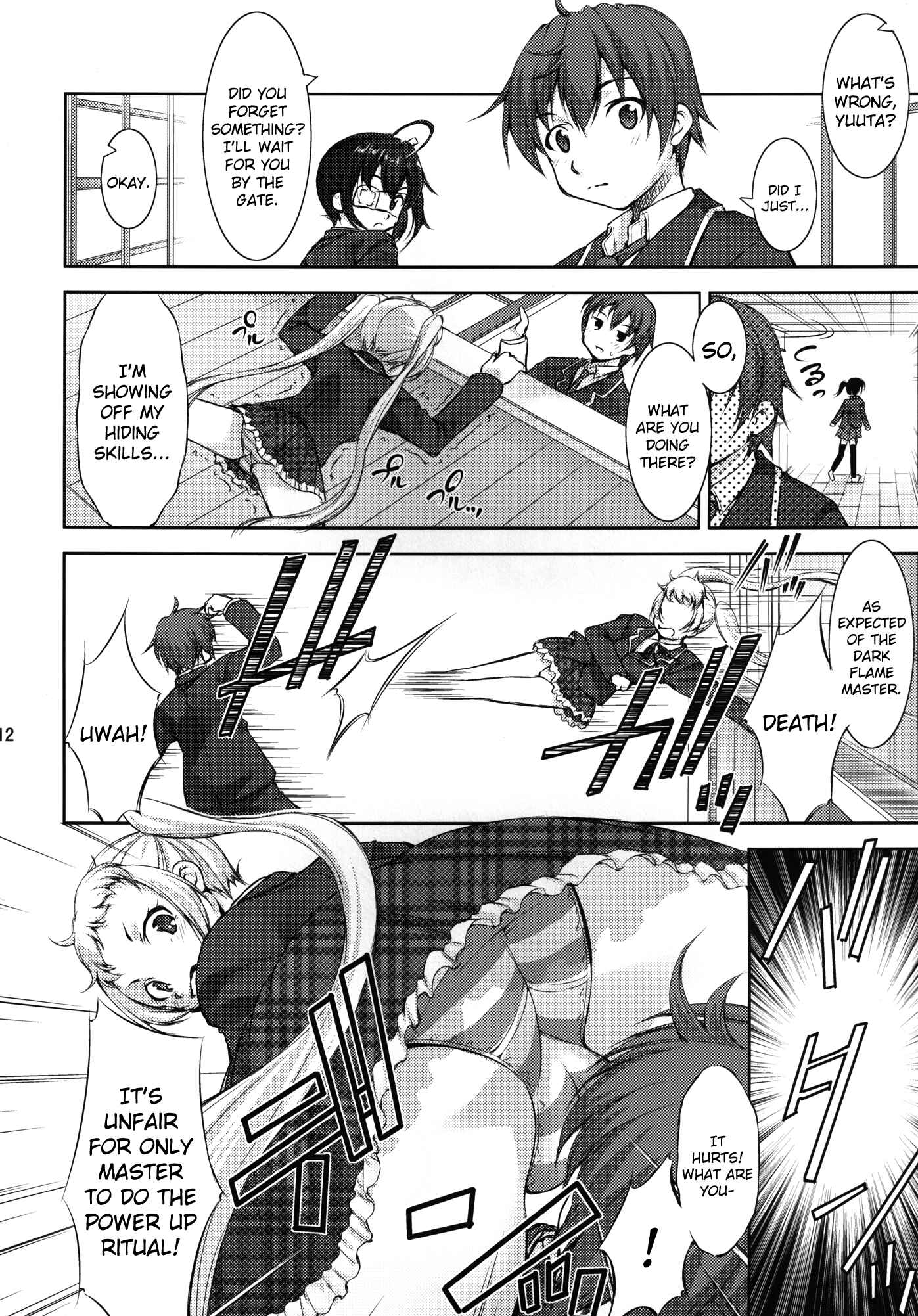 Page 12 Chapter Unknown_7bc3 Chuunibyou demo Koi ga Shitai! - Chuunibyou Demo 3P ga Shitai (Doujinshi)