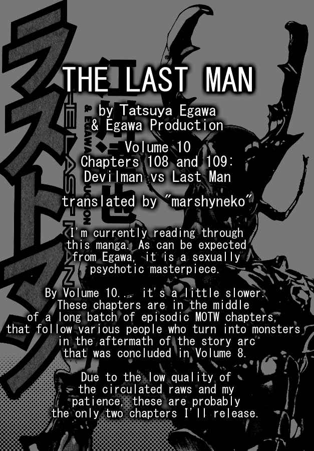 Page 1 Chapter 109 THE LAST MAN