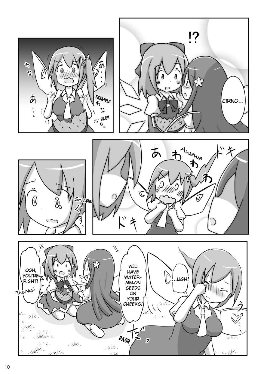 Page 9 Chapter Unknown_0f23 Touhou - Cirno-chan Ha Watashimasen! (Doujinshi)