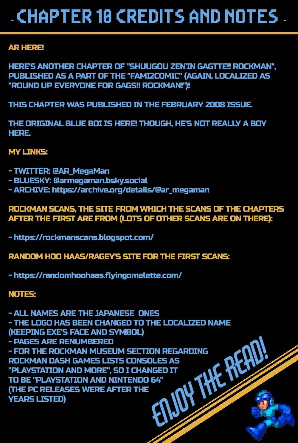 Page 1 Chapter 10 Gags With All The Megaman Gang!!