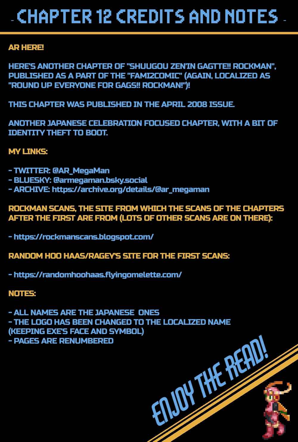 Page 1 Chapter 12 Gags With All The Megaman Gang!!
