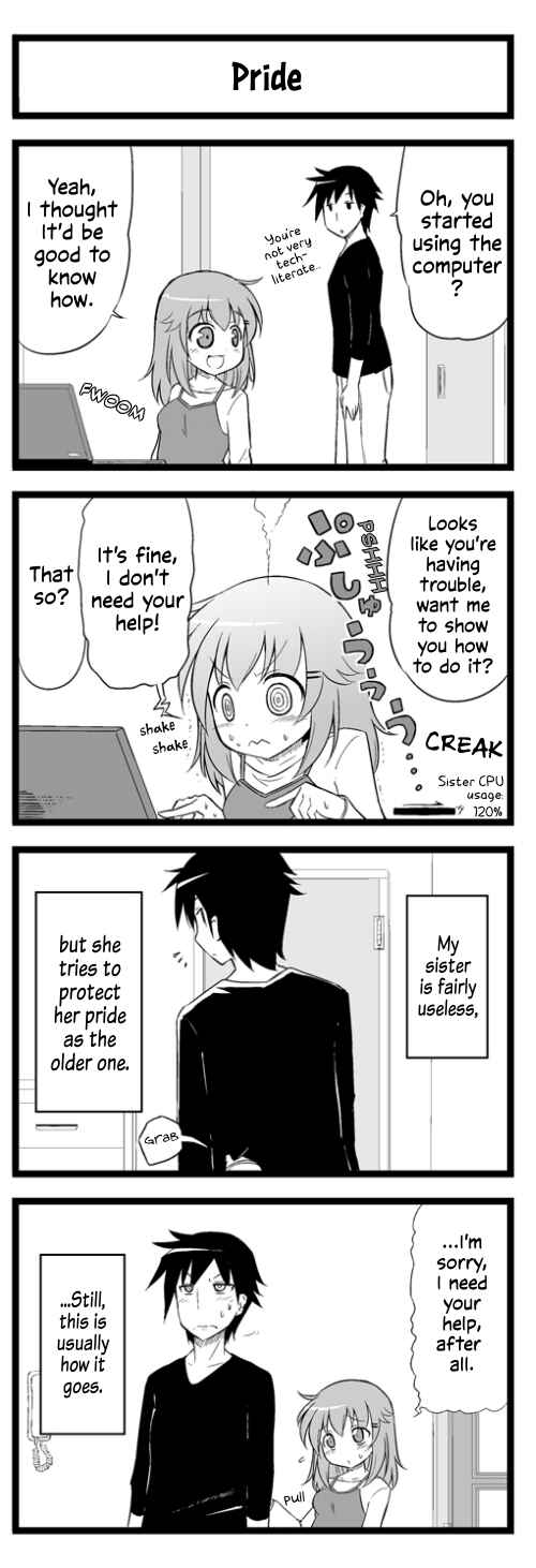 Page 1 Chapter 3 Hetare Ane (webcomic)