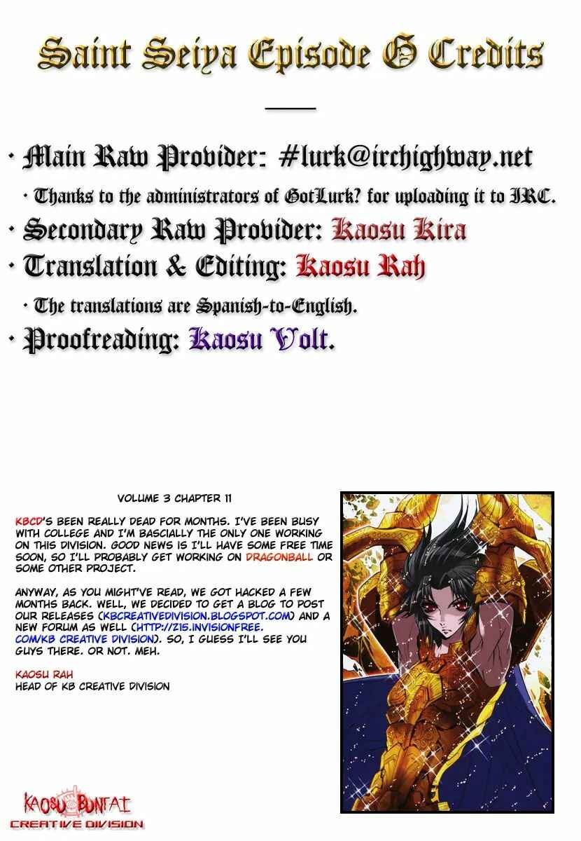 Page 29 Chapter 11 Saint Seiya: Episode G