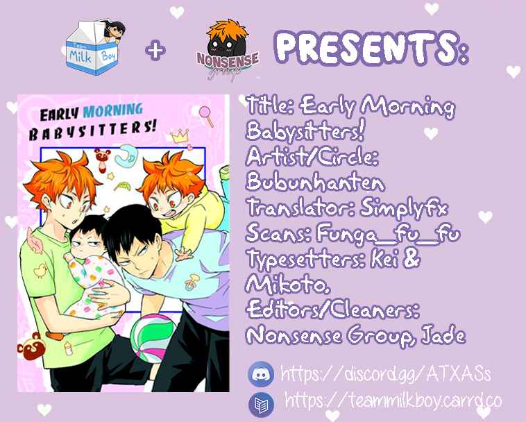 Page 2 Chapter Unknown_b13c Haikyuu!! - Early Morning Babysitters (Doujinshi)