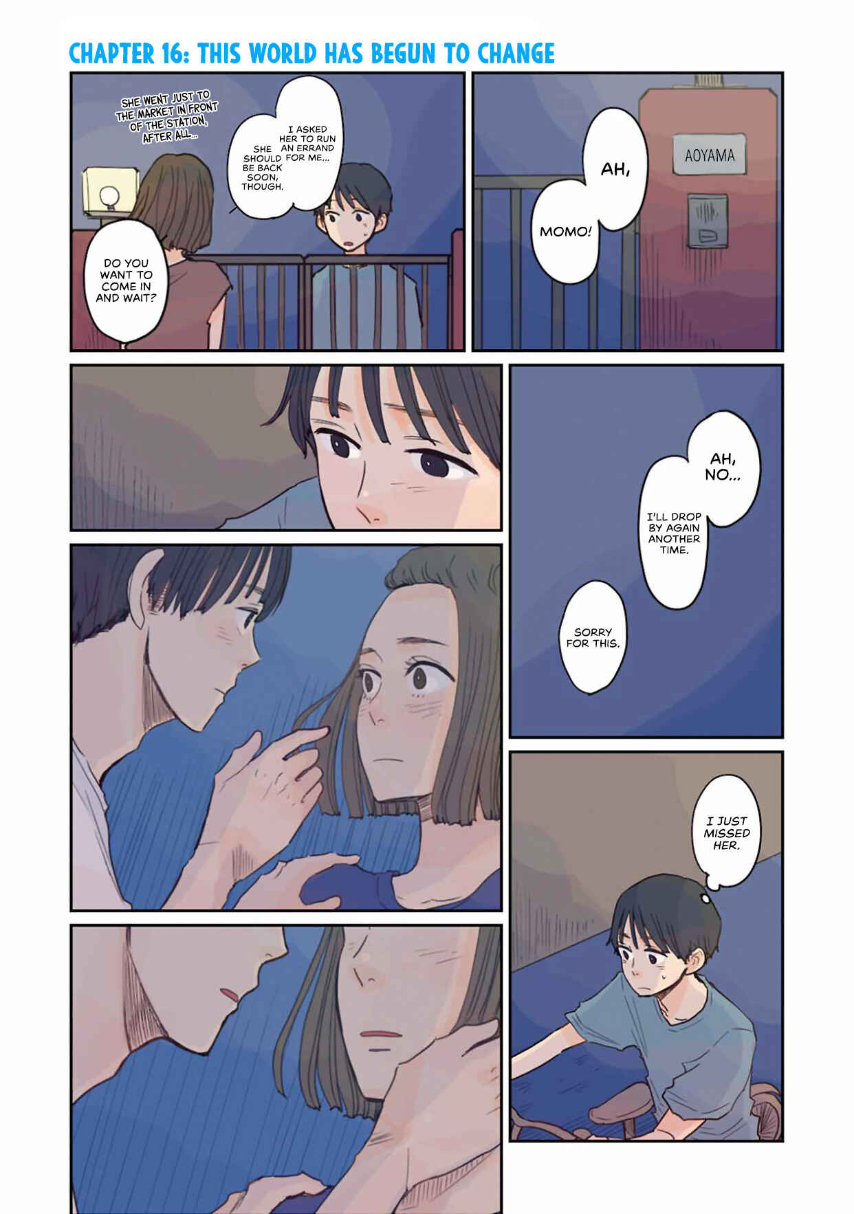 Page 1 Chapter 16 Sore wa, Kimi ga Mita Ao Datta