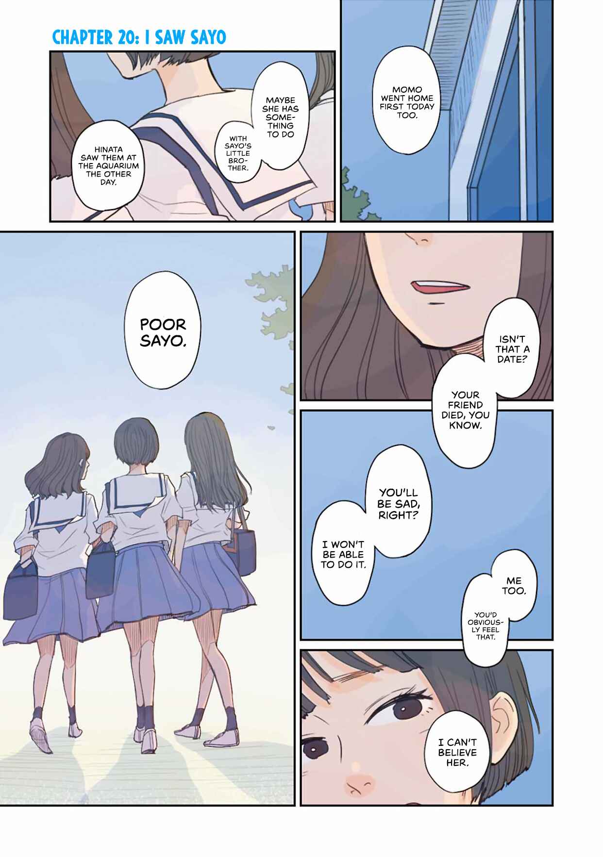 Page 1 Chapter 20 Sore wa, Kimi ga Mita Ao Datta