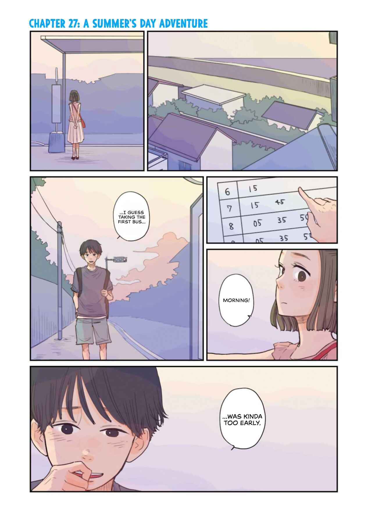 Page 1 Chapter 27 Sore wa, Kimi ga Mita Ao Datta