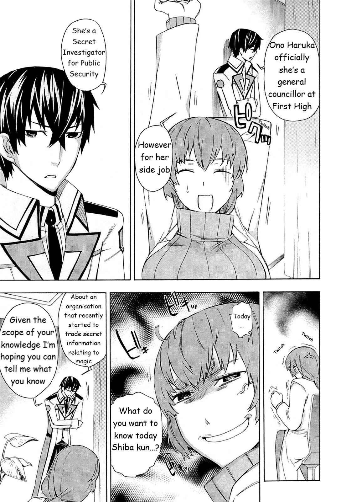Page 36 Chapter 4 Mahouka Koukou no Rettousei - Yokohama Souran-hen