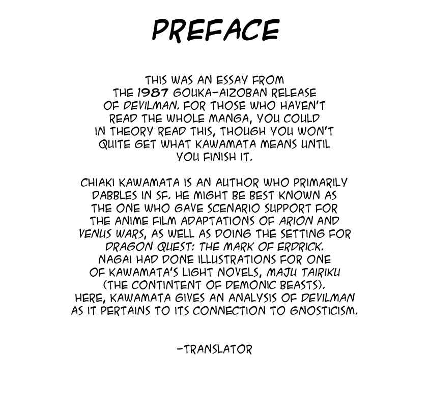 Page 1 Chapter 0.1 Devilman