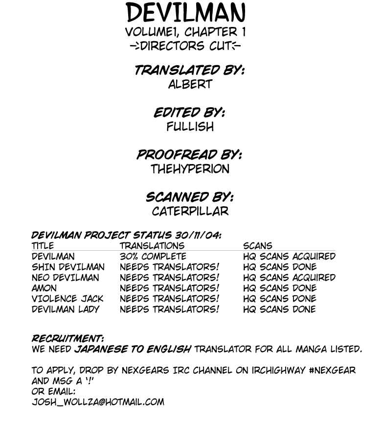 Page 37 Chapter 0 Devilman