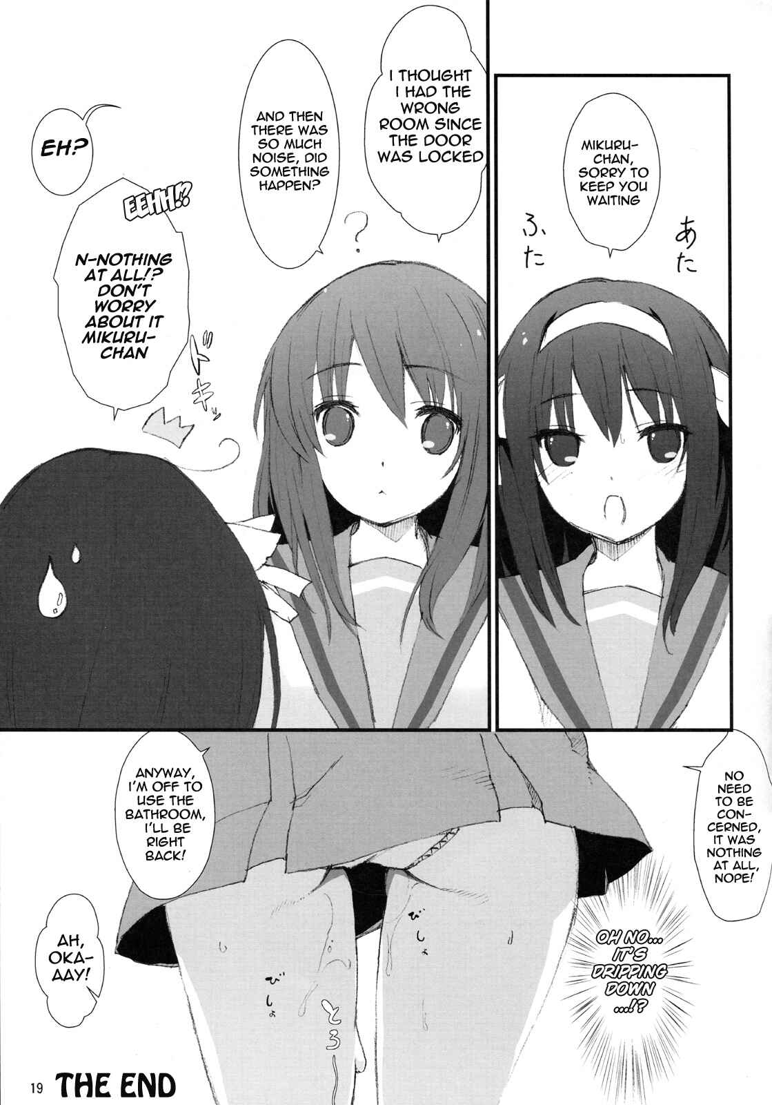 Page 18 Chapter Unknown_6dd8 Suzumiya Haruhi no Yuuutsu - Honto wa Okotteru no yo! Baka... (Doujinshi)