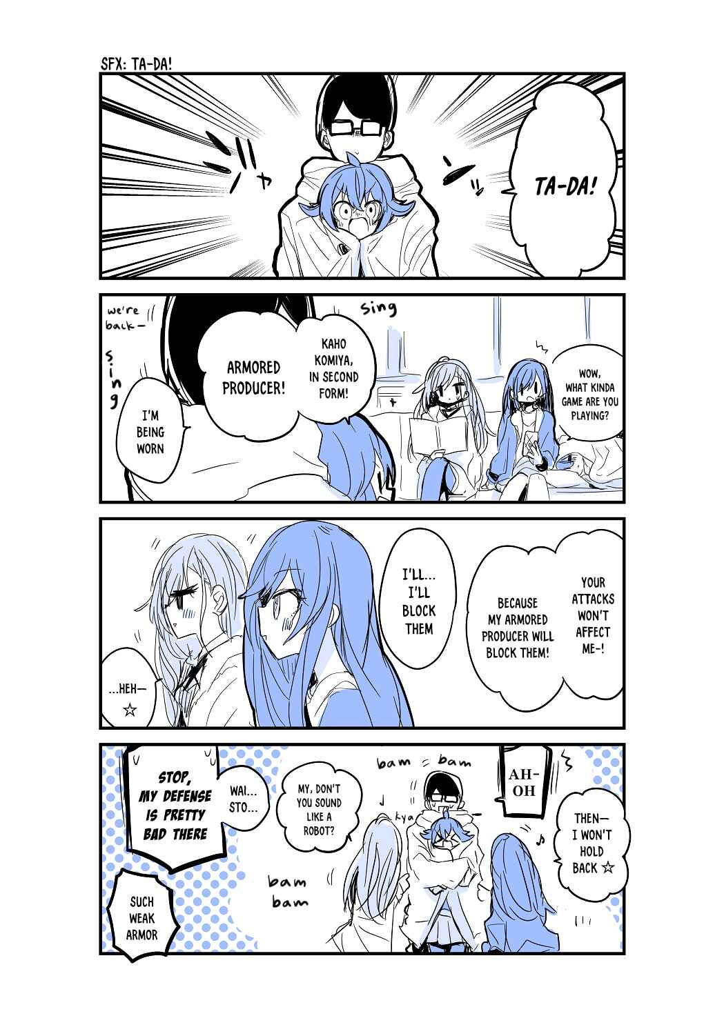 Page 1 Chapter 4 IDOLM@STER SHINY COLORS - A Shiny Manga Diary Summary