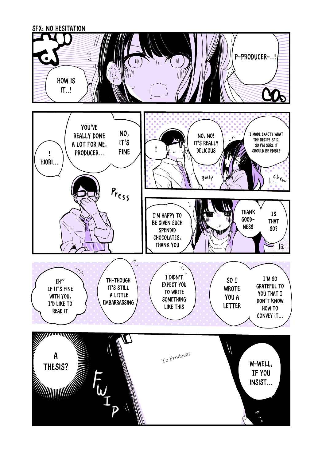 Page 1 Chapter 6 IDOLM@STER SHINY COLORS - A Shiny Manga Diary Summary