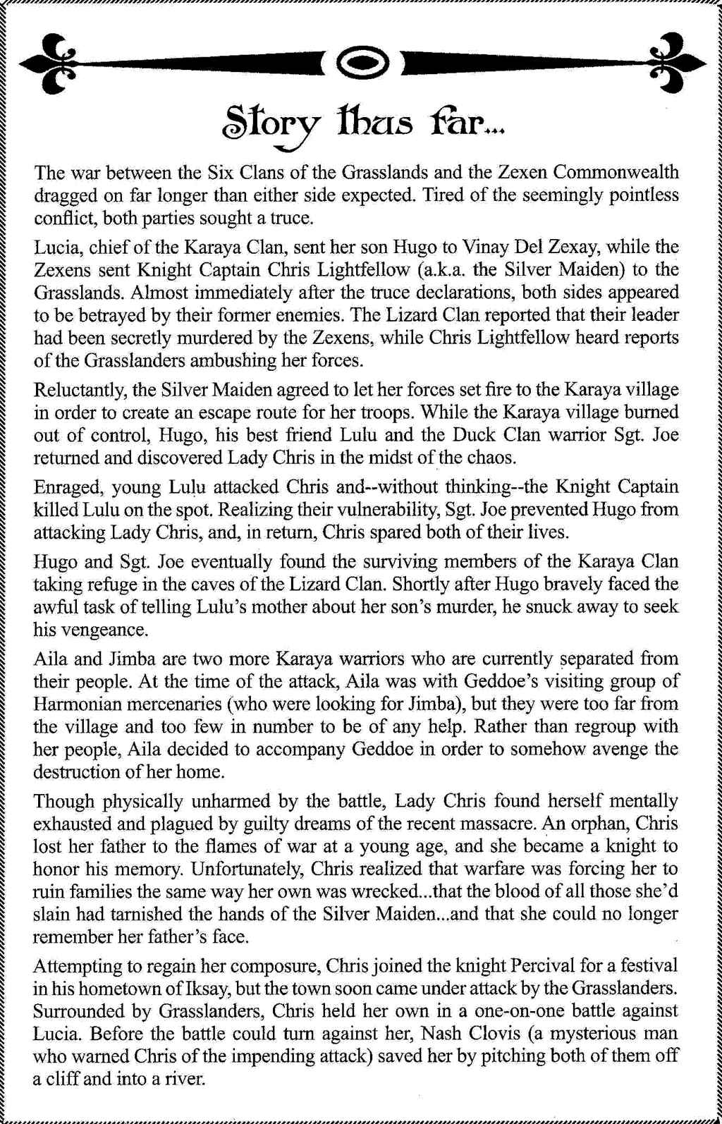 Page 7 Chapter 1 Gensou Suikoden III - Unmei no Keishousha