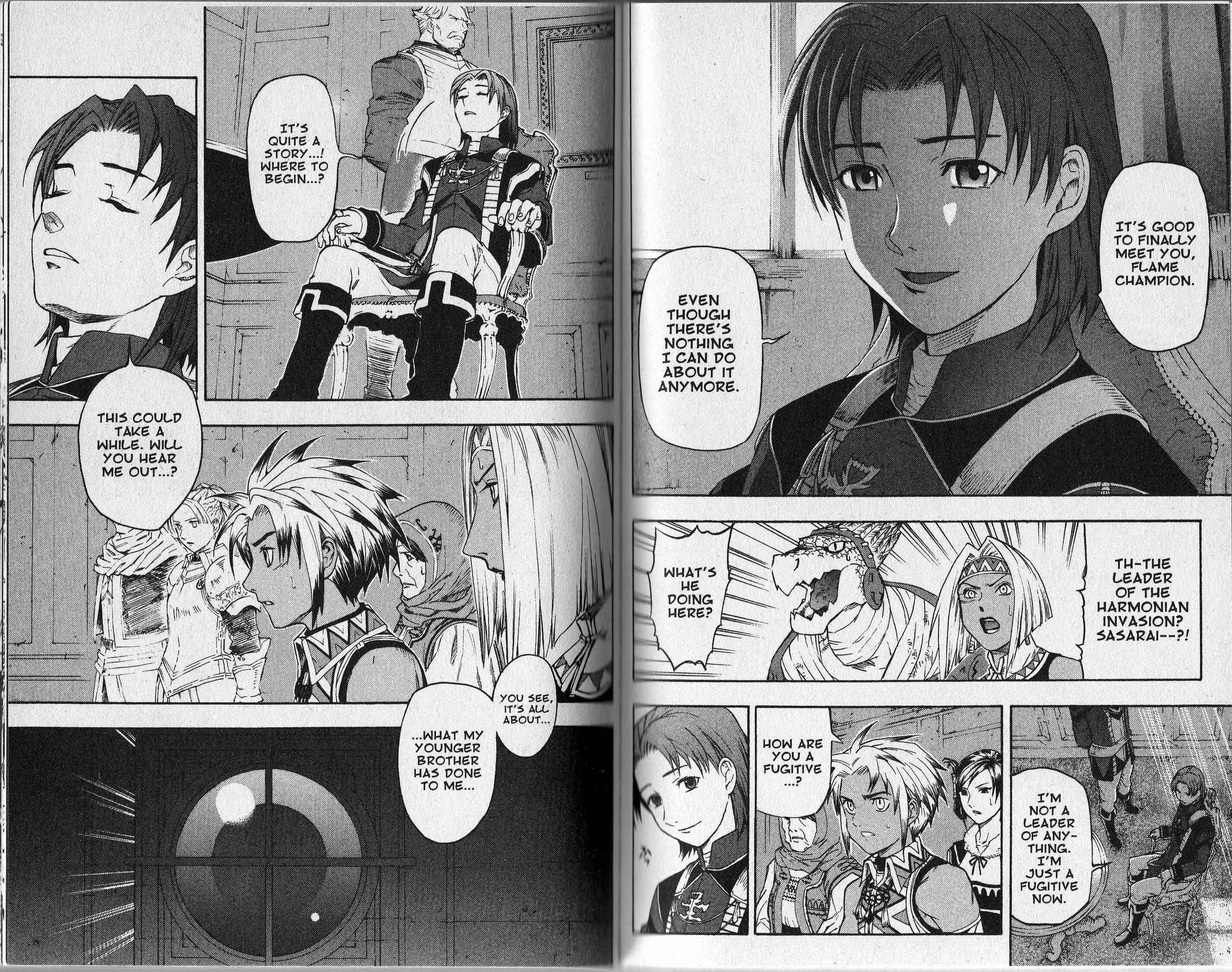 Page 34 Chapter 2 Gensou Suikoden III - Unmei no Keishousha