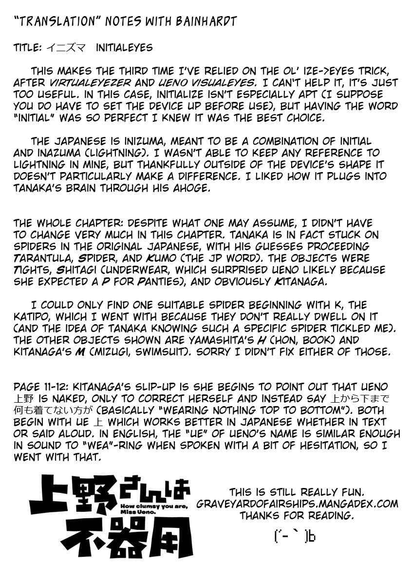 Page 13 Chapter 83 Ueno-san wa Bukiyou