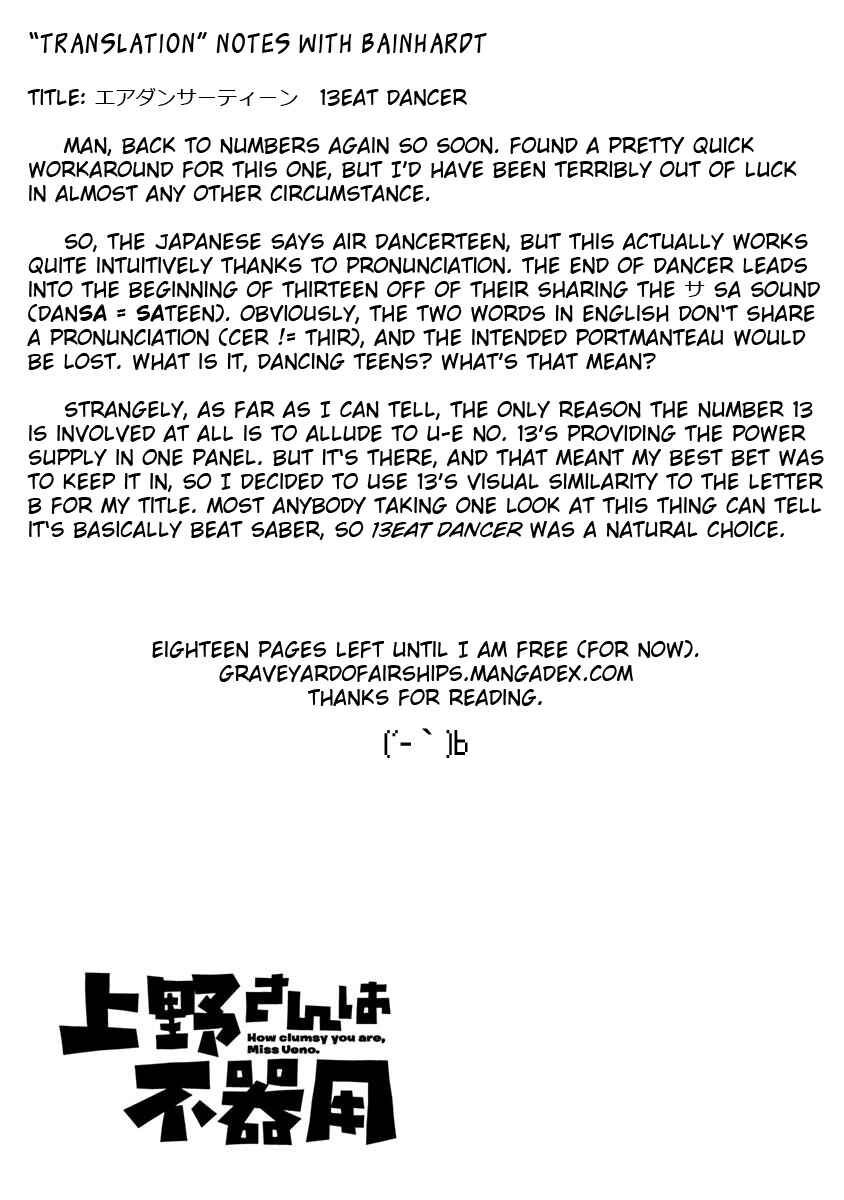 Page 13 Chapter 79 Ueno-san wa Bukiyou
