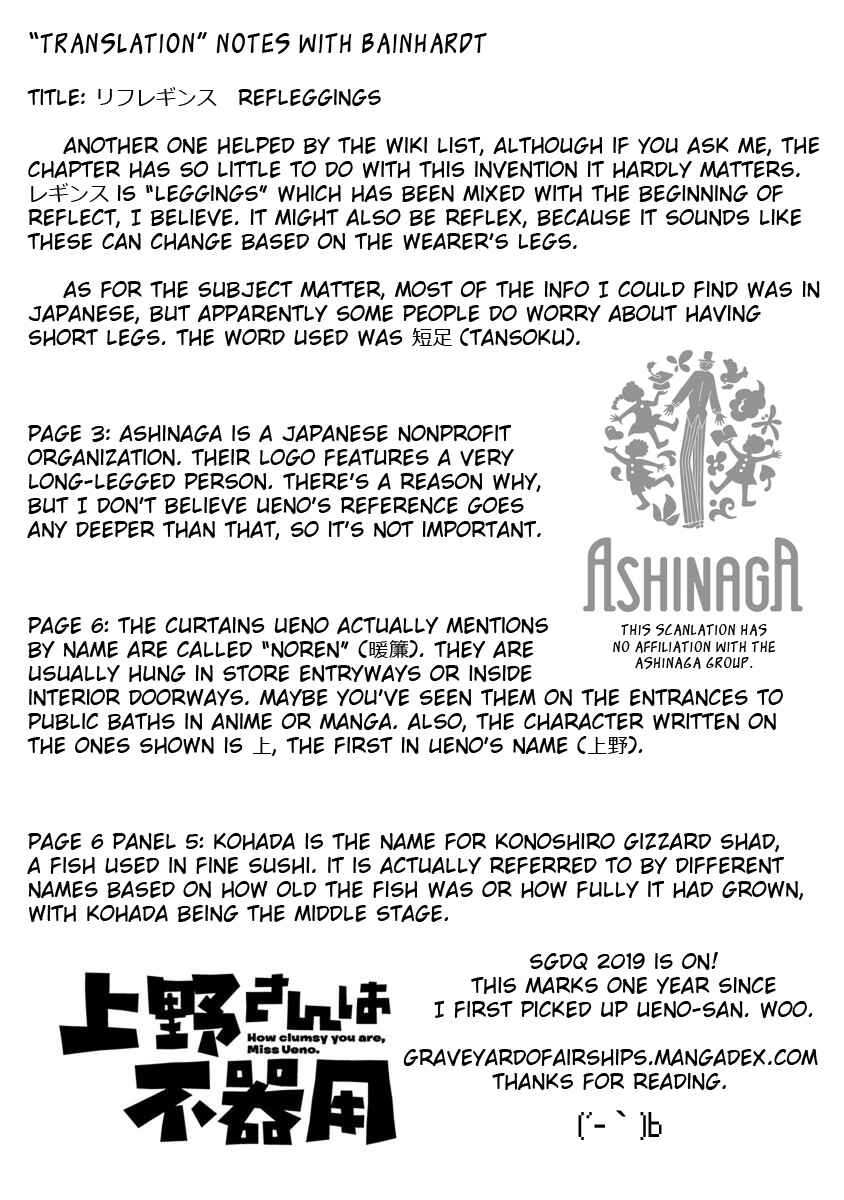 Page 13 Chapter 38 Ueno-san wa Bukiyou