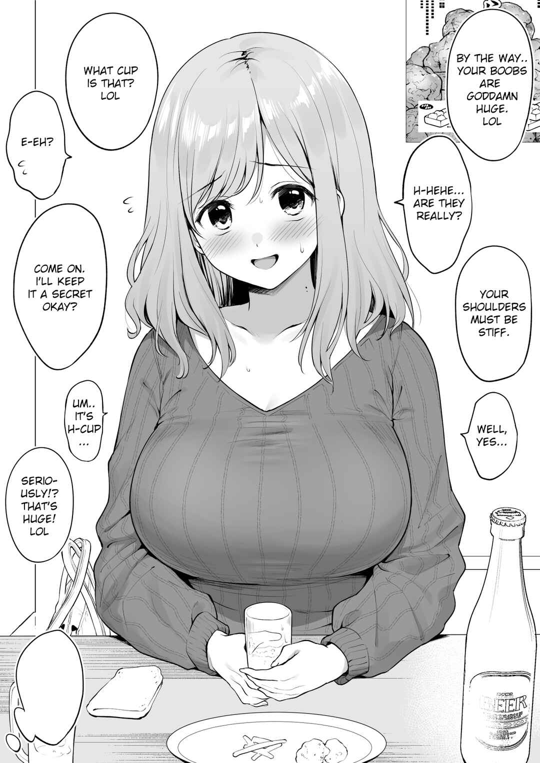 Page 1 Chapter Unknown_348d Nomikai de Ikemen no Senpai no Omochikaeri Sarechau Ko