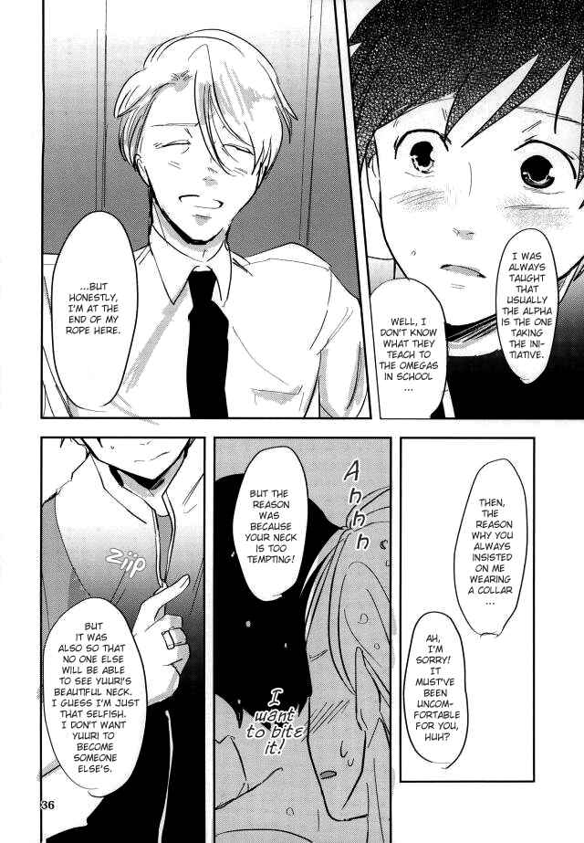 Page 35 Chapter Unknown_3c0a Yuri!!! on Ice - Motome yo, Saraba (Doujinshi)