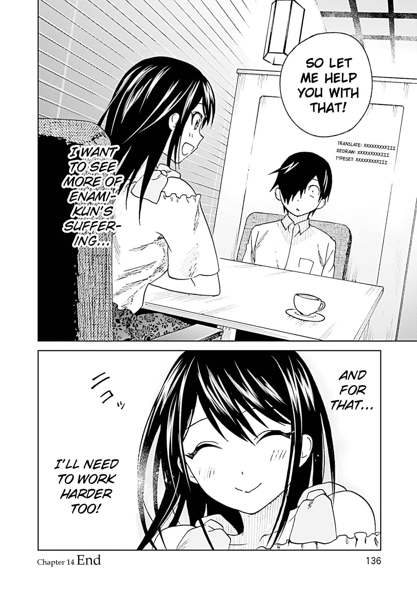 Page 18 Chapter 14 Enami-kun wa Ikiru no ga tsurai