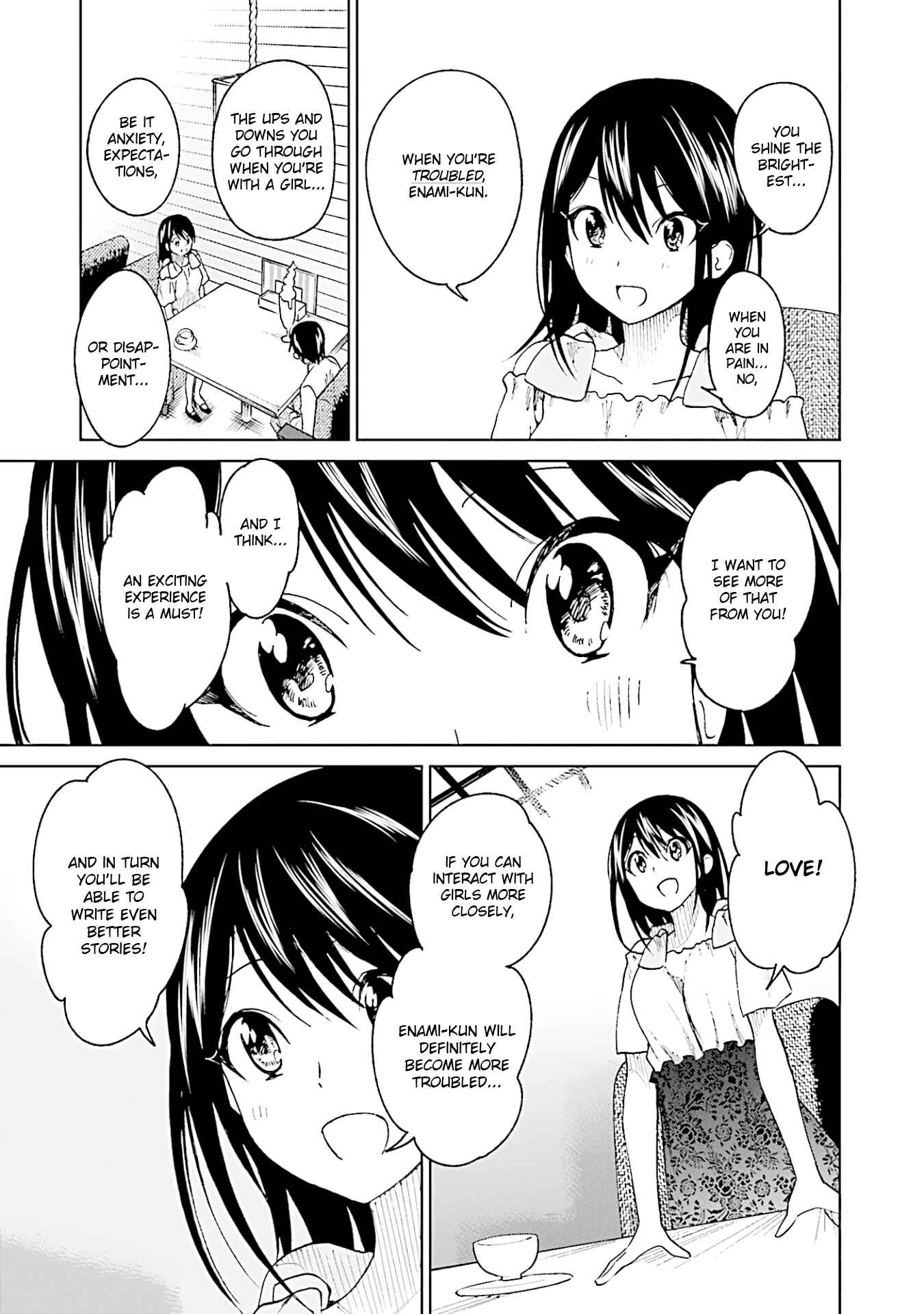 Page 3 Chapter 14 Enami-kun wa Ikiru no ga tsurai