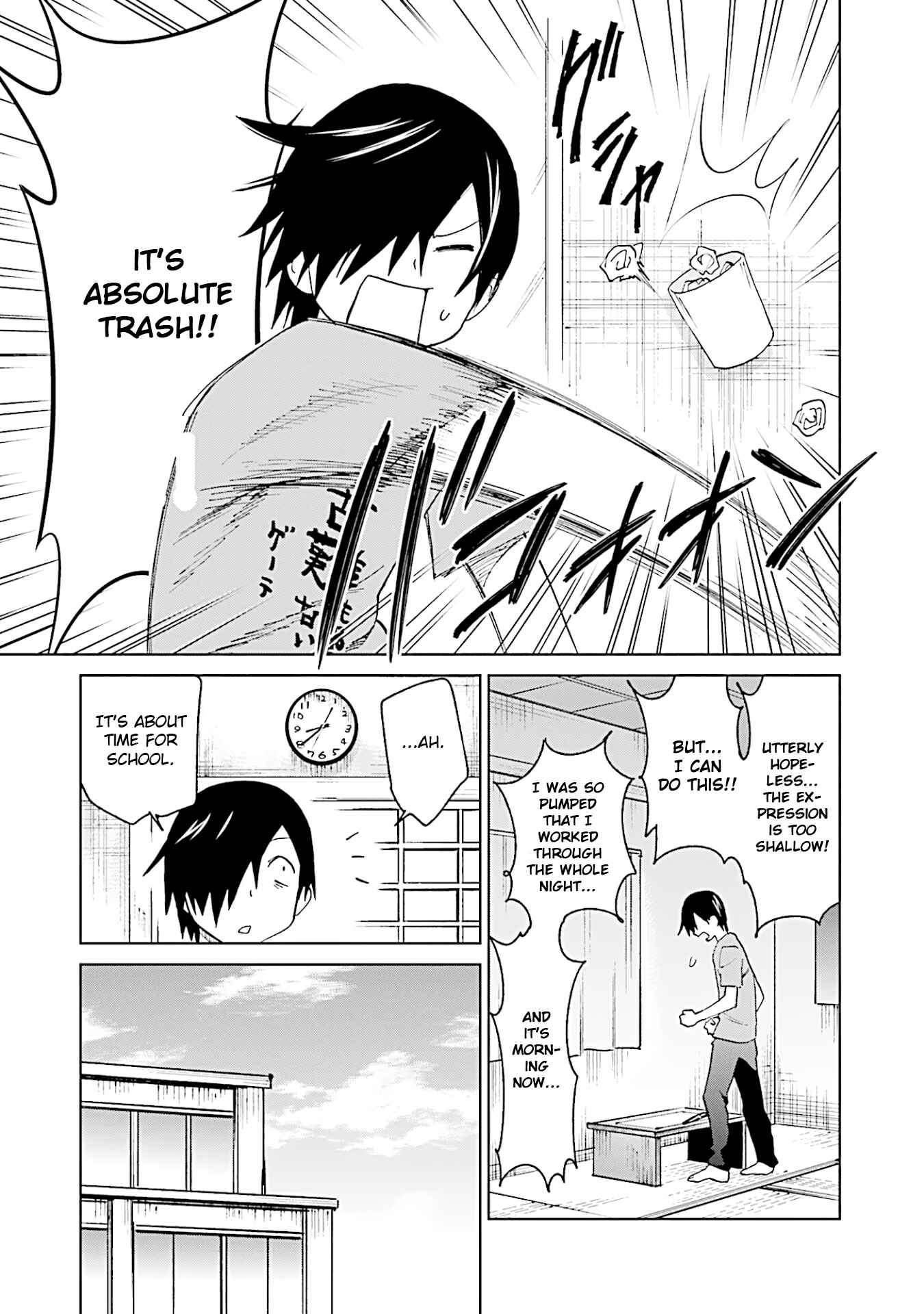 Page 3 Chapter 13 Enami-kun wa Ikiru no ga tsurai