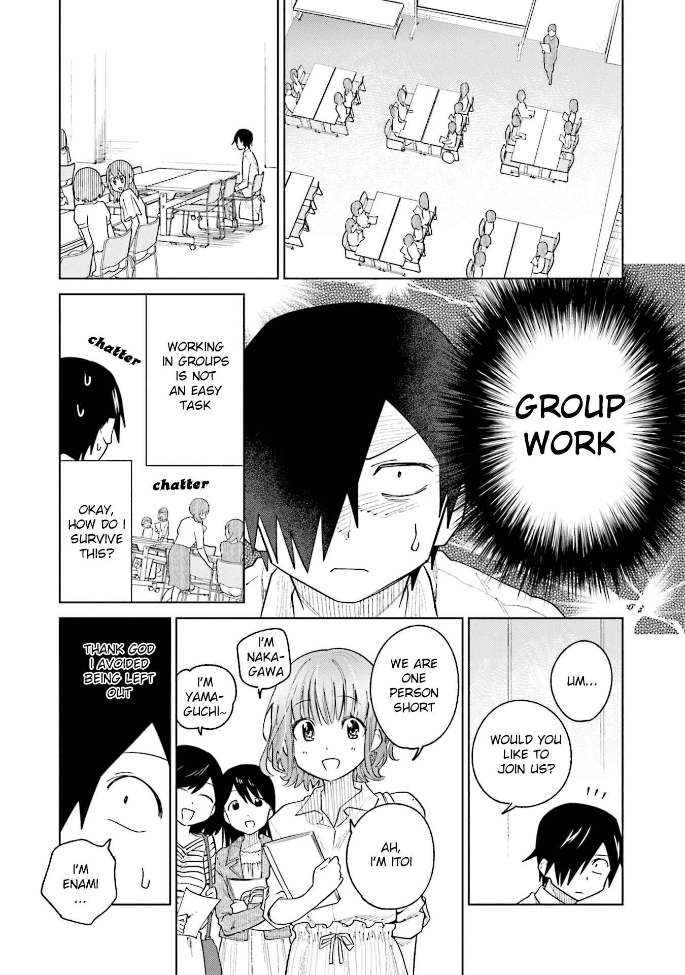 Page 7 Chapter 10 Enami-kun wa Ikiru no ga tsurai
