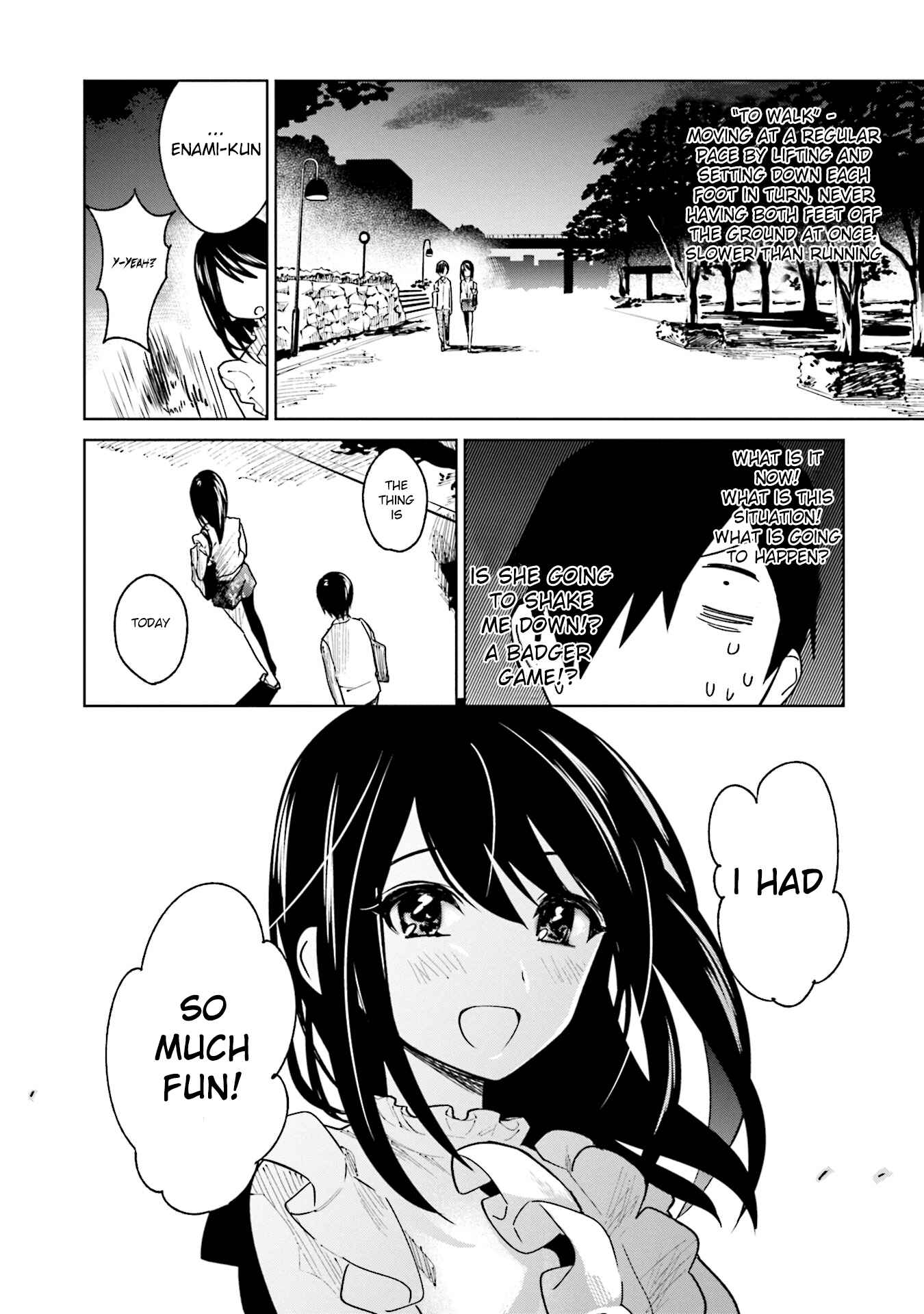 Page 8 Chapter 9 Enami-kun wa Ikiru no ga tsurai