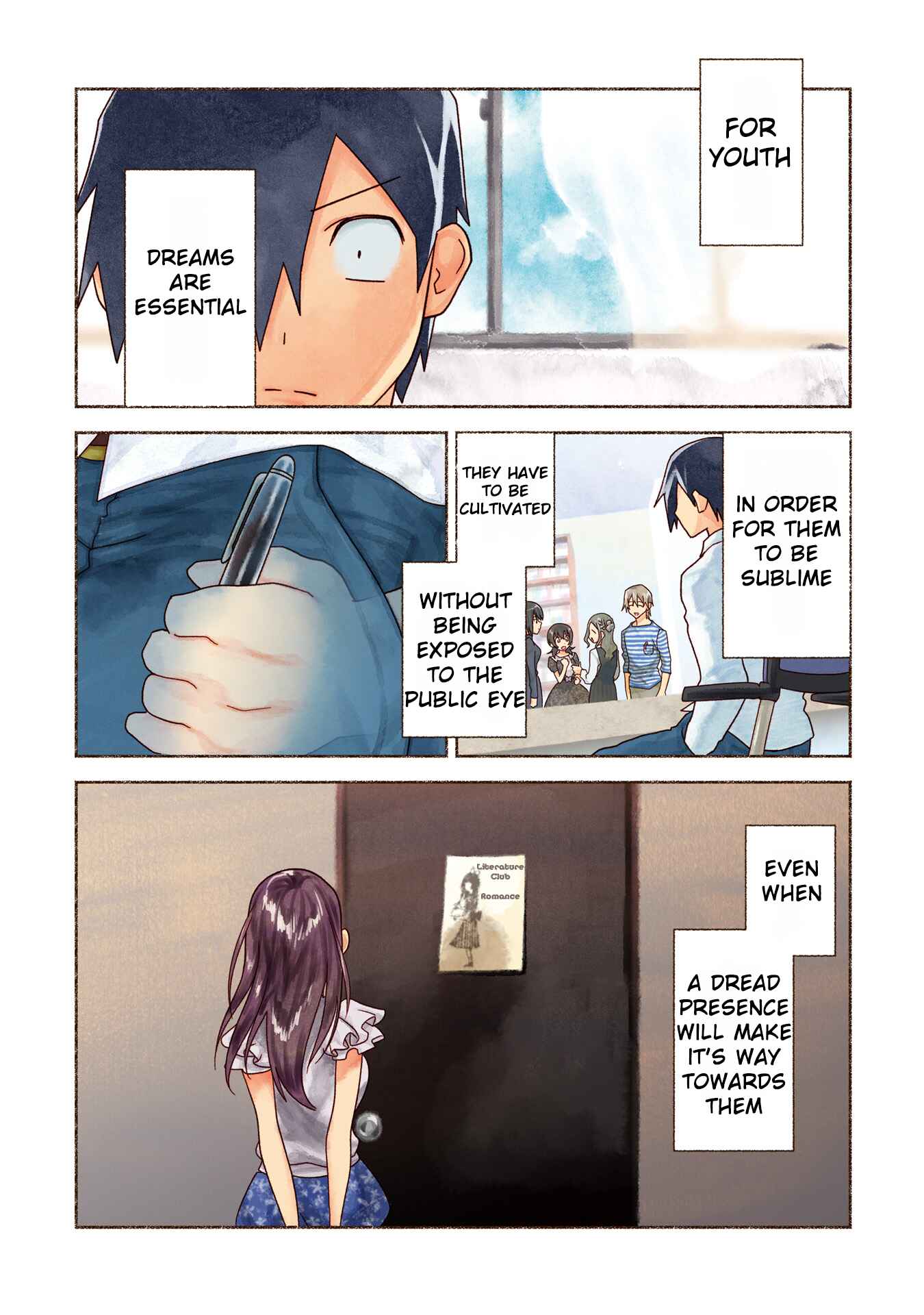 Page 1 Chapter 8 Enami-kun wa Ikiru no ga tsurai