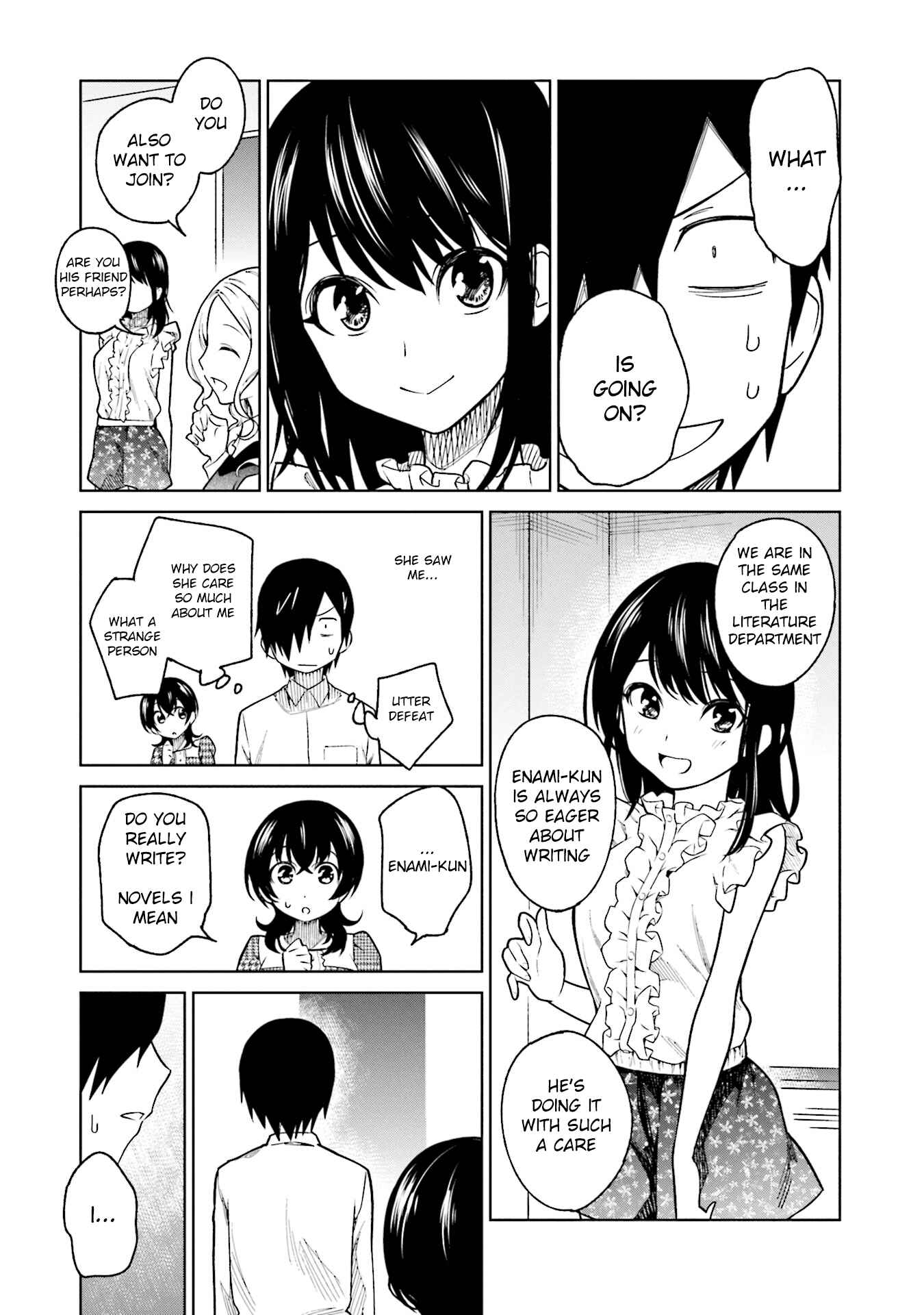 Page 8 Chapter 8 Enami-kun wa Ikiru no ga tsurai