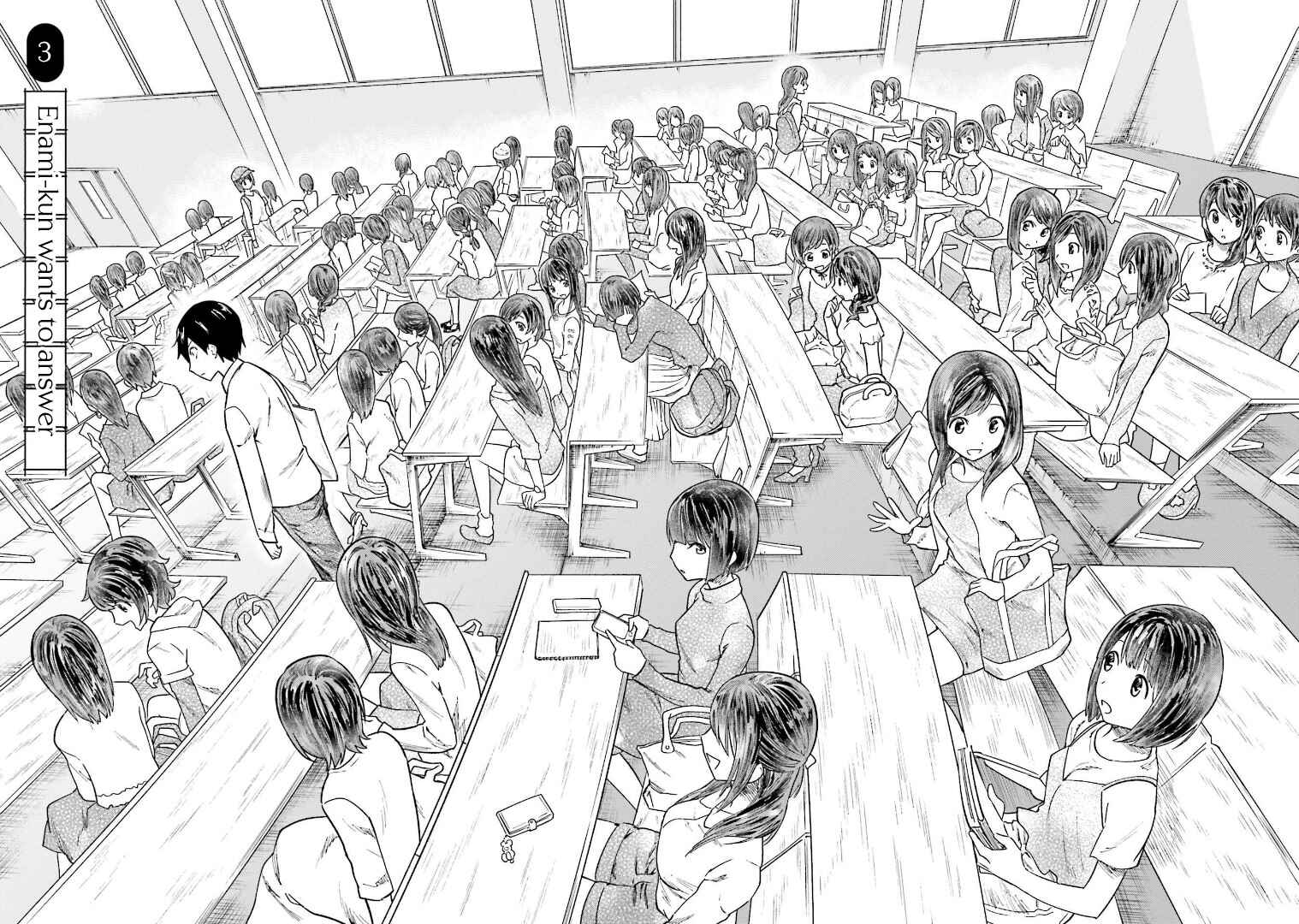 Page 2 Chapter 3 Enami-kun wa Ikiru no ga tsurai