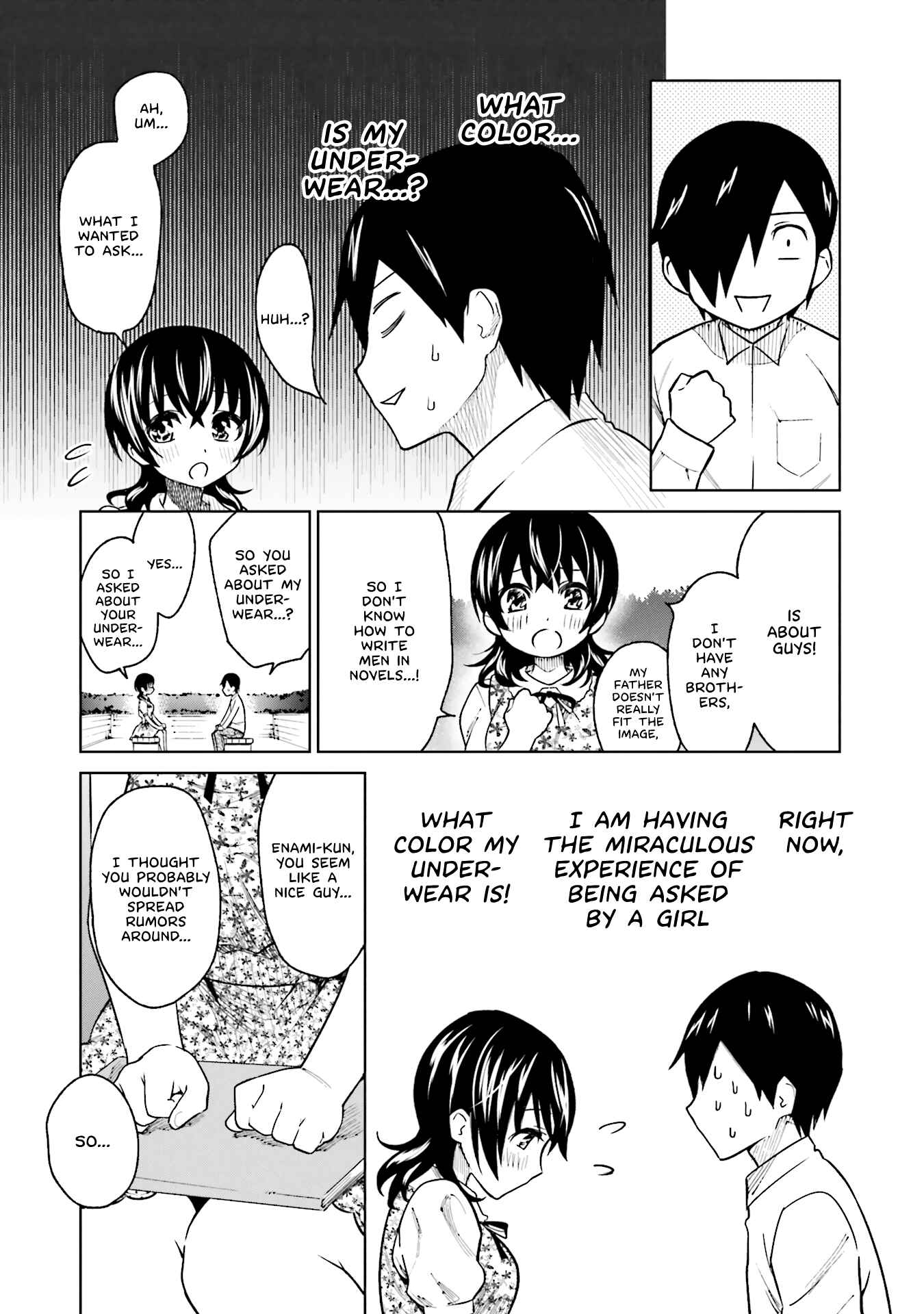 Page 9 Chapter 6 Enami-kun wa Ikiru no ga tsurai