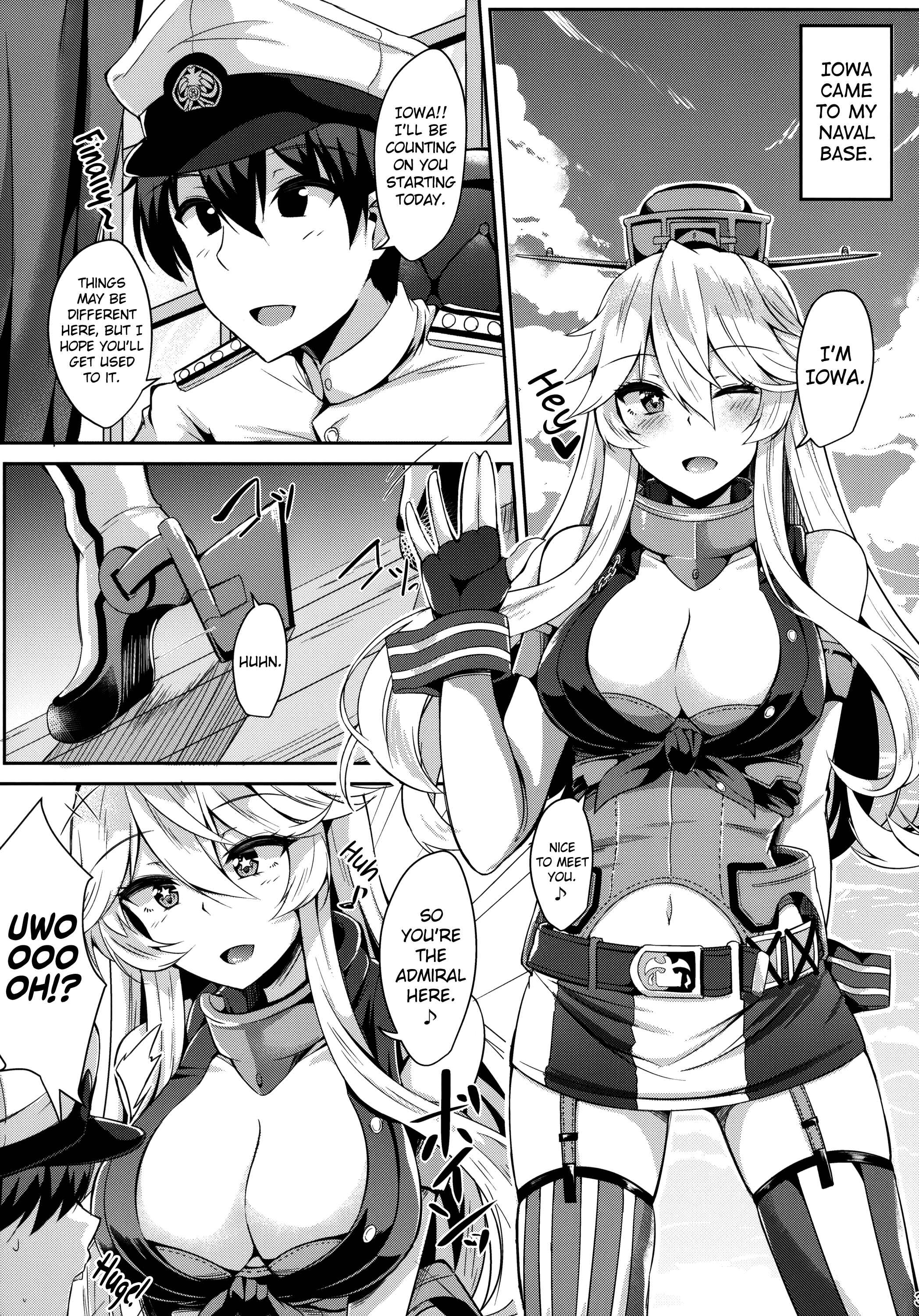Page 4 Chapter Unknown_da0d Kantai Collection -KanColle- Iowa to Mechamecha Ecchi Suru Hon (Doujinshi)
