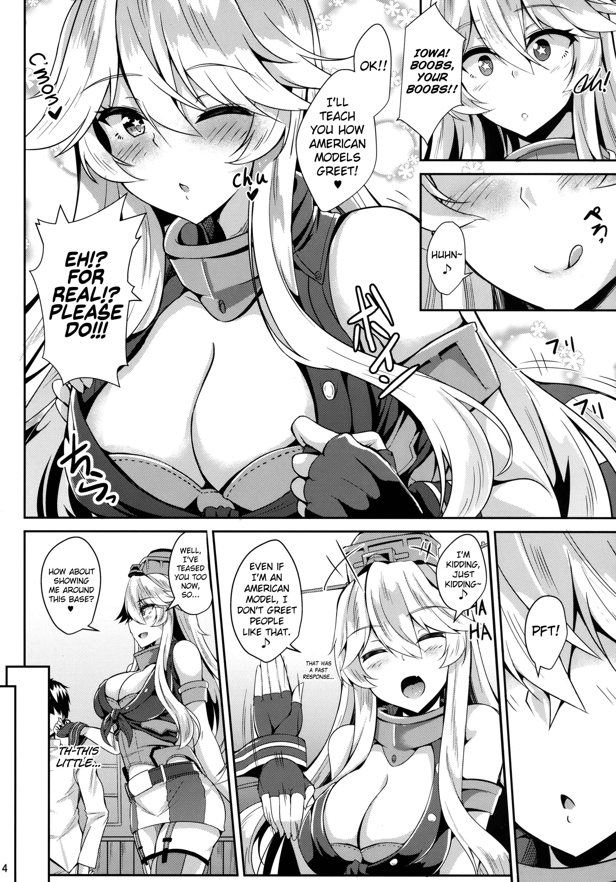Page 5 Chapter Unknown_da0d Kantai Collection -KanColle- Iowa to Mechamecha Ecchi Suru Hon (Doujinshi)