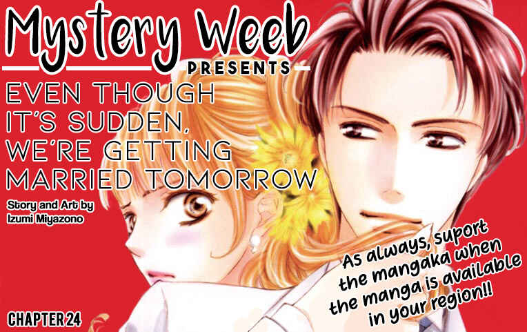 Page 1 Chapter 24 Totsuzen Desu ga, Ashita Kekkon Shimasu
