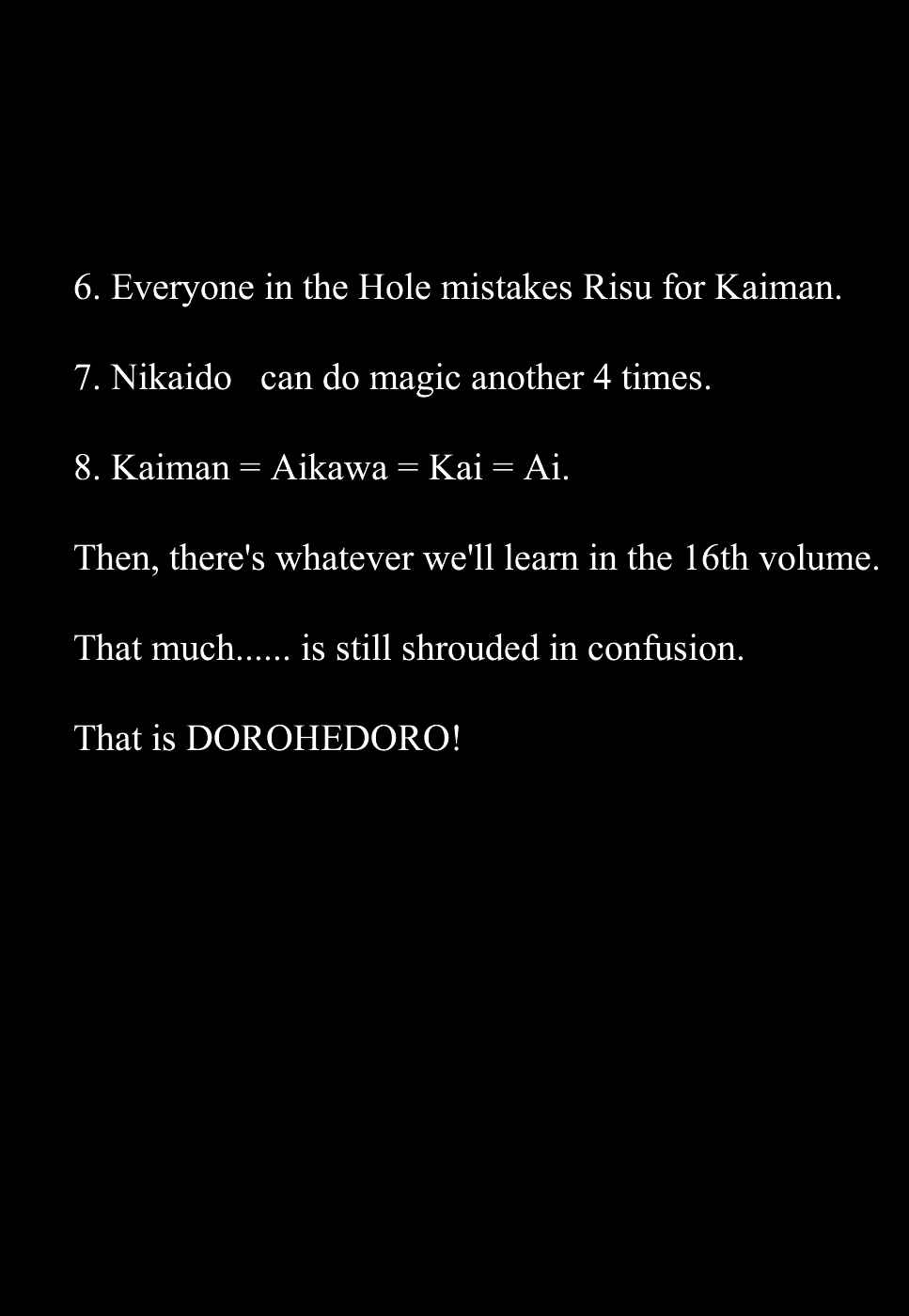 Page 15 Chapter 93.5 Dorohedoro