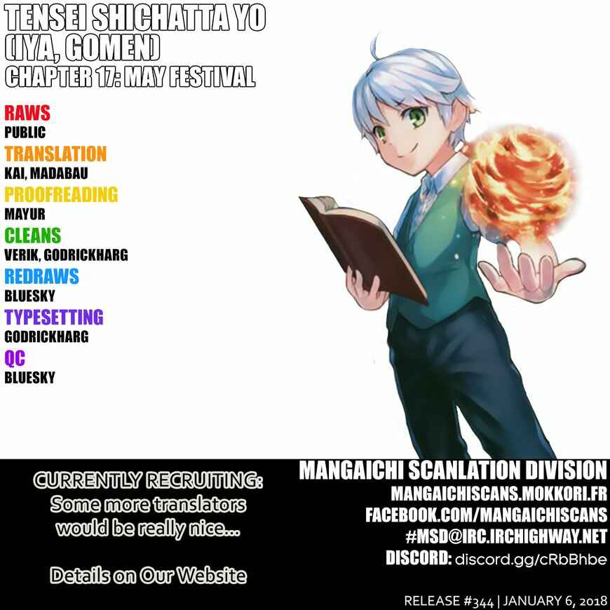 Page 1 Chapter 17 Tensei Shichattayo (Iya, Gomen)