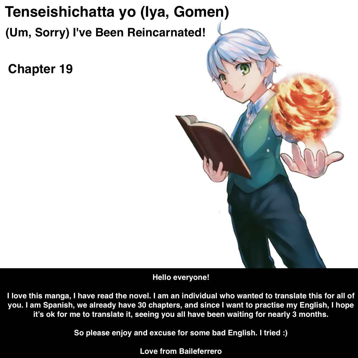 Page 1 Chapter 19 Tensei Shichattayo (Iya, Gomen)