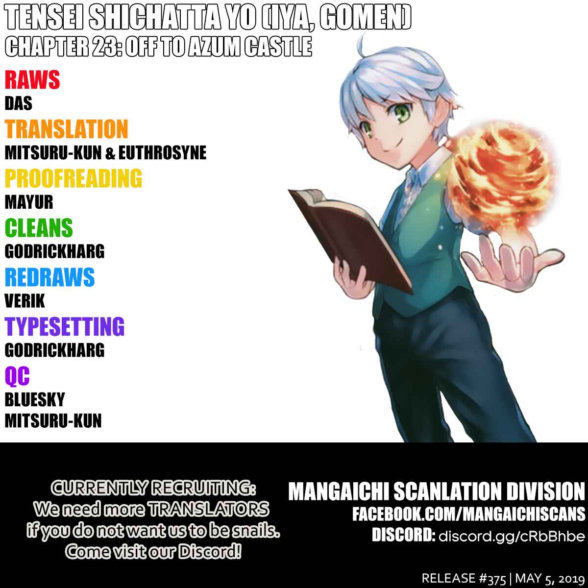 Page 1 Chapter 23 Tensei Shichattayo (Iya, Gomen)