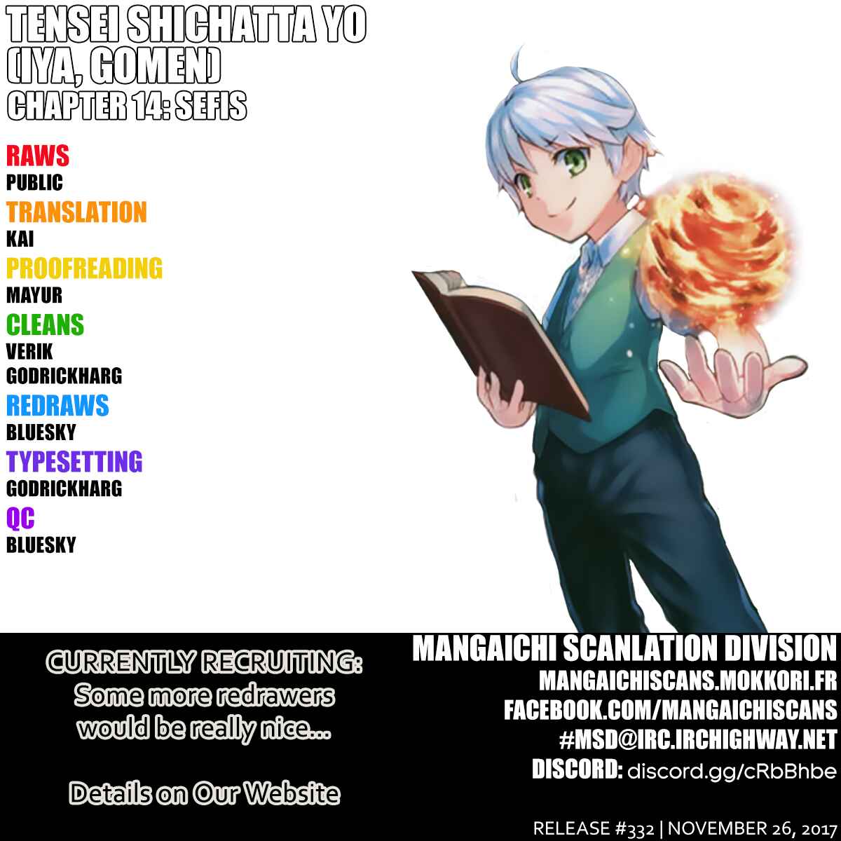 Page 1 Chapter 14 Tensei Shichattayo (Iya, Gomen)
