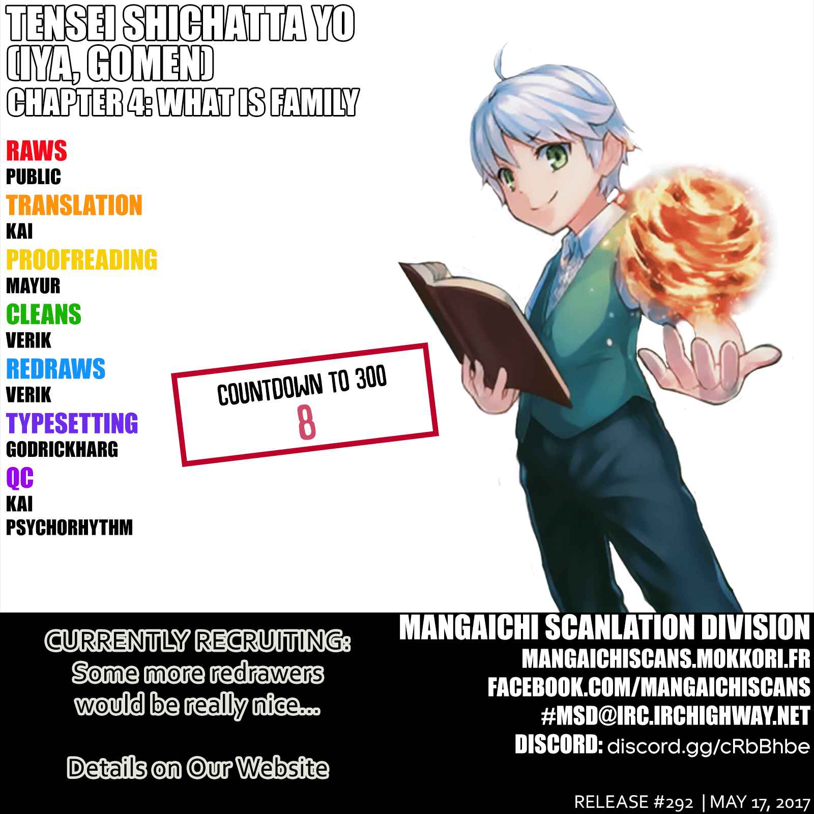 Page 1 Chapter 4 Tensei Shichattayo (Iya, Gomen)