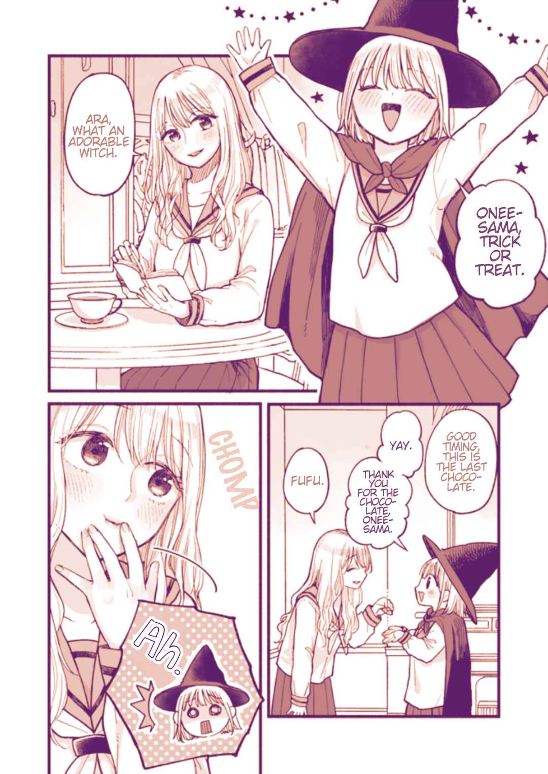Page 1 Chapter Unknown_bc3c A Story About a Girl Who Gets a Chocolate From Onee-sama