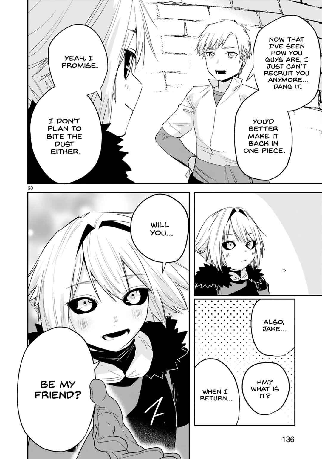 Page 20 Chapter 32 Maken Tsukai no Moto Shounen Hei wa, Moto Teki Kanbu no Onee-san to Issho ni Ikitai