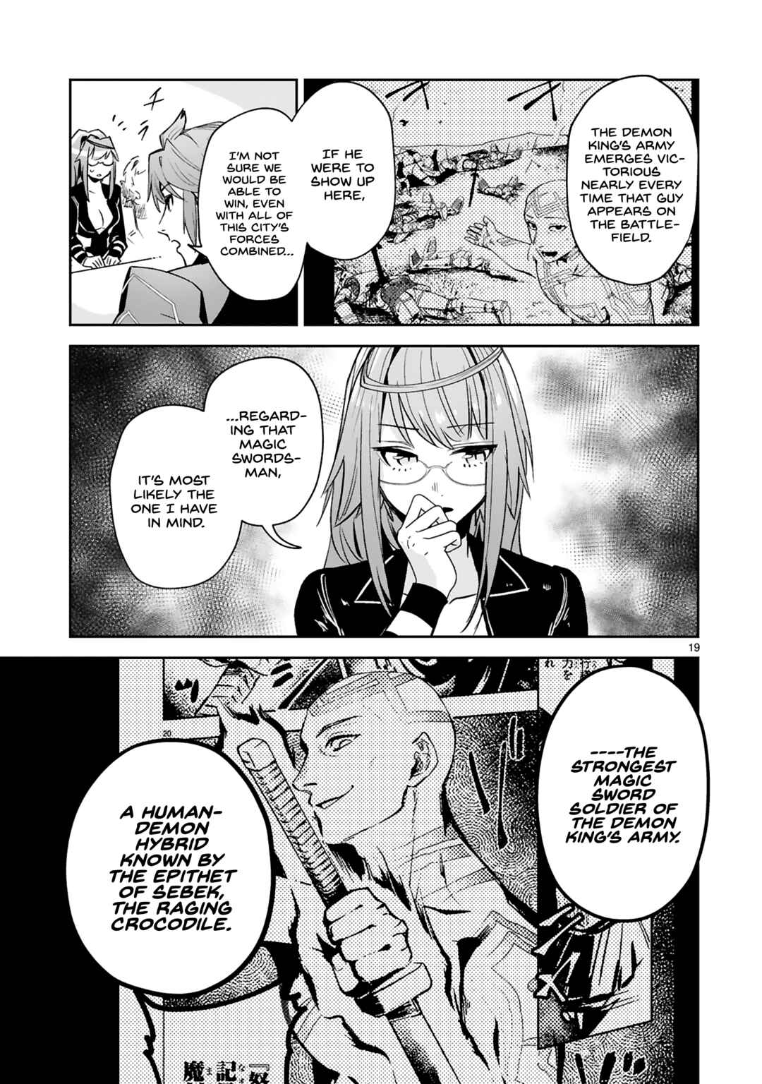 Page 20 Chapter 19 Maken Tsukai no Moto Shounen Hei wa, Moto Teki Kanbu no Onee-san to Issho ni Ikitai