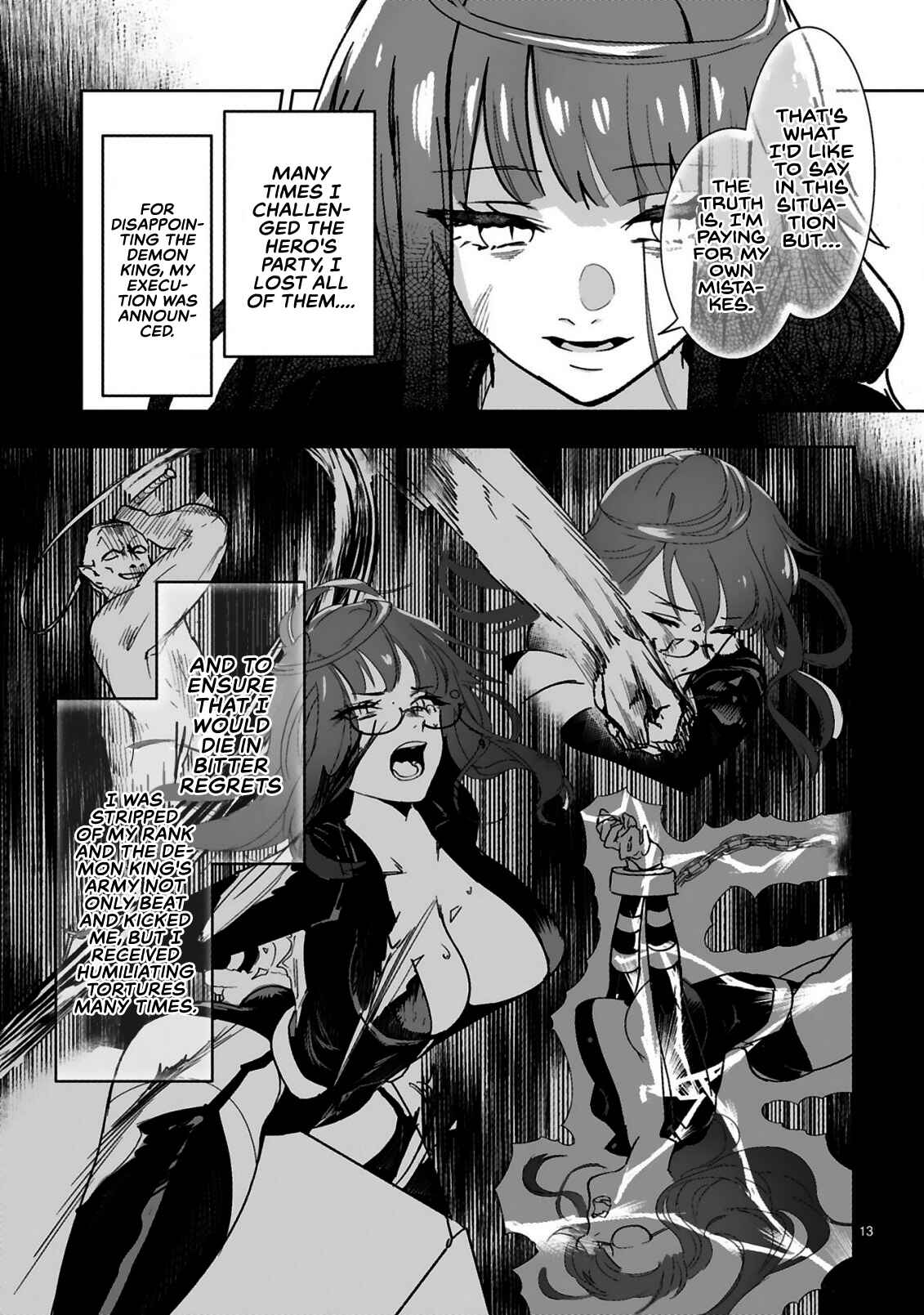 Page 15 Chapter 1.1 Maken Tsukai no Moto Shounen Hei wa, Moto Teki Kanbu no Onee-san to Issho ni Ikitai