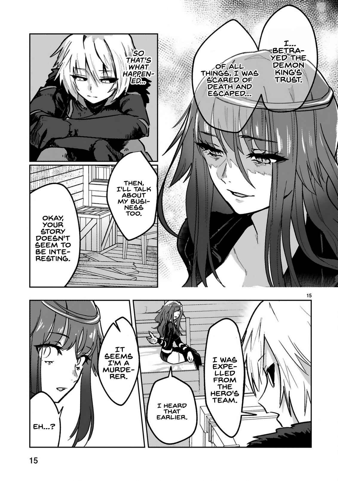 Page 17 Chapter 1.1 Maken Tsukai no Moto Shounen Hei wa, Moto Teki Kanbu no Onee-san to Issho ni Ikitai
