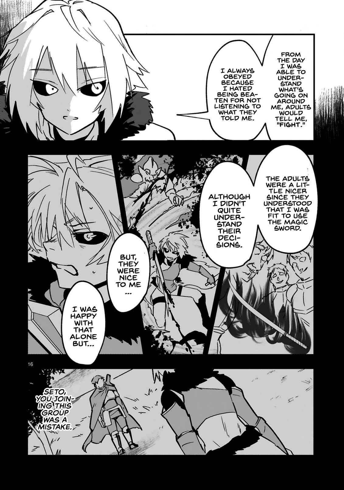 Page 18 Chapter 1.1 Maken Tsukai no Moto Shounen Hei wa, Moto Teki Kanbu no Onee-san to Issho ni Ikitai