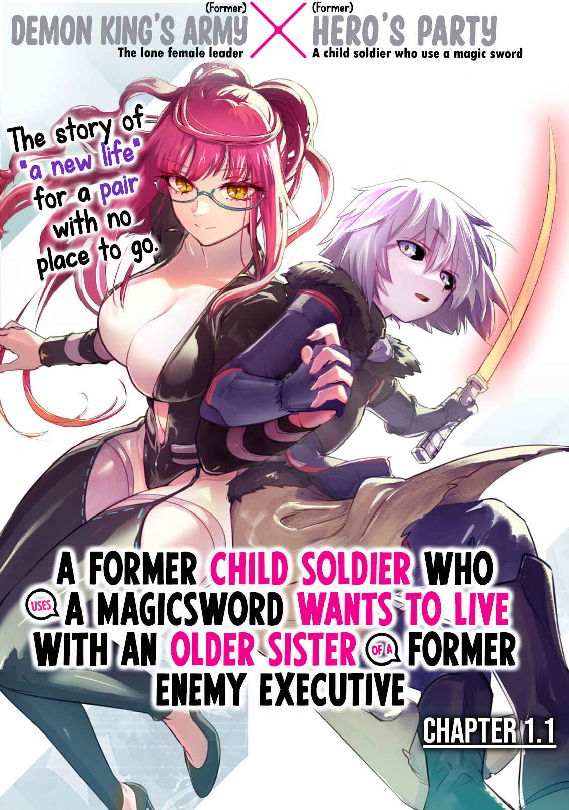 Page 2 Chapter 1.1 Maken Tsukai no Moto Shounen Hei wa, Moto Teki Kanbu no Onee-san to Issho ni Ikitai